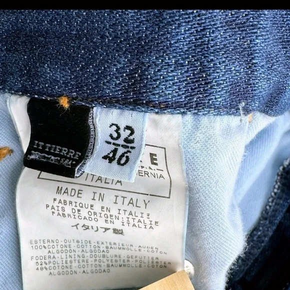 Dolce & Gabbana D&G Vintage Y2k Blue Jean Denim Cargo Skirt Size 46/6-8 US Women - Picture 5 of 7